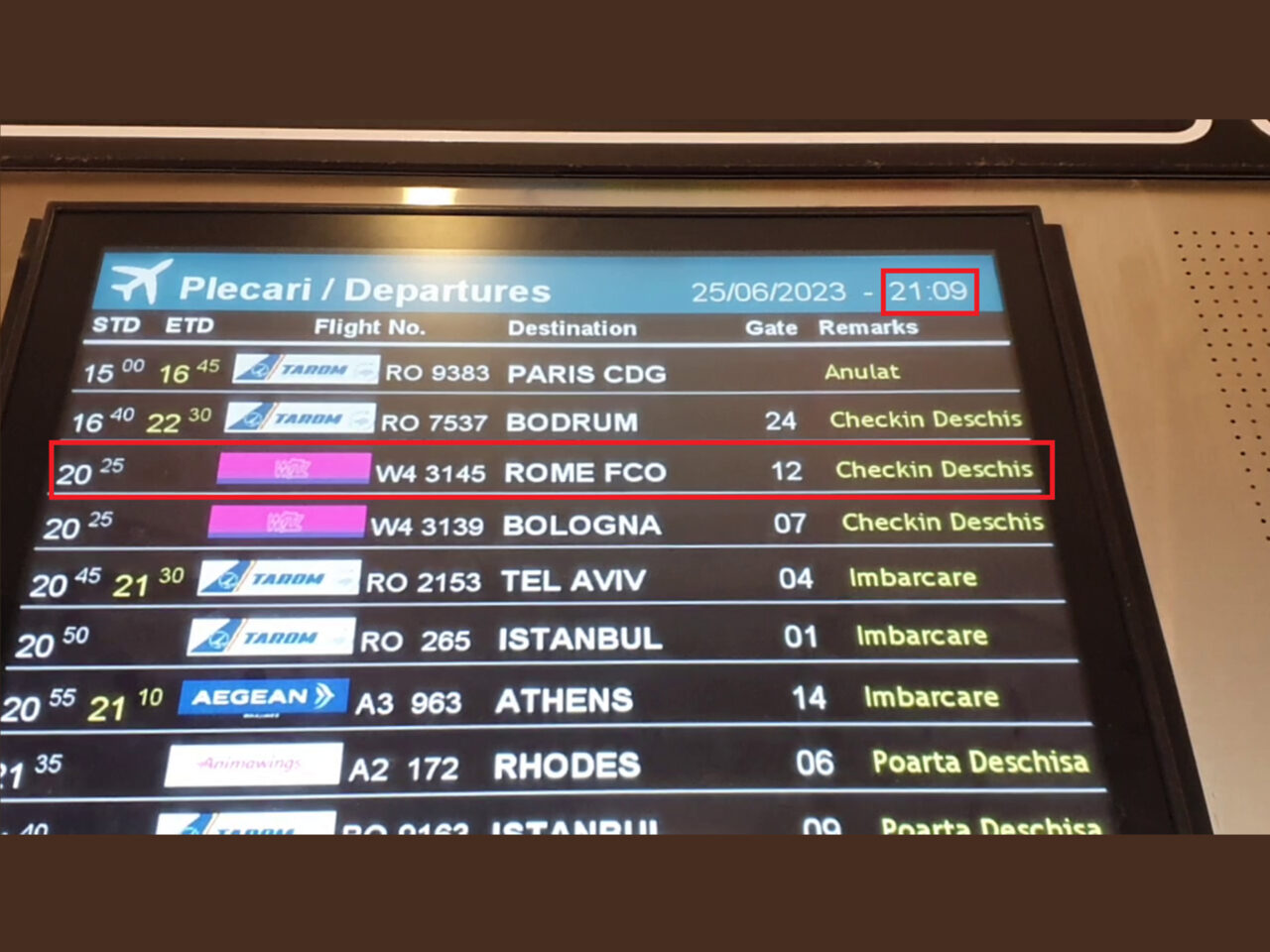 Primele efecte în România ale războiului dintre SUA/Israel și Iran: Zborurile anulate de pe Otopeni