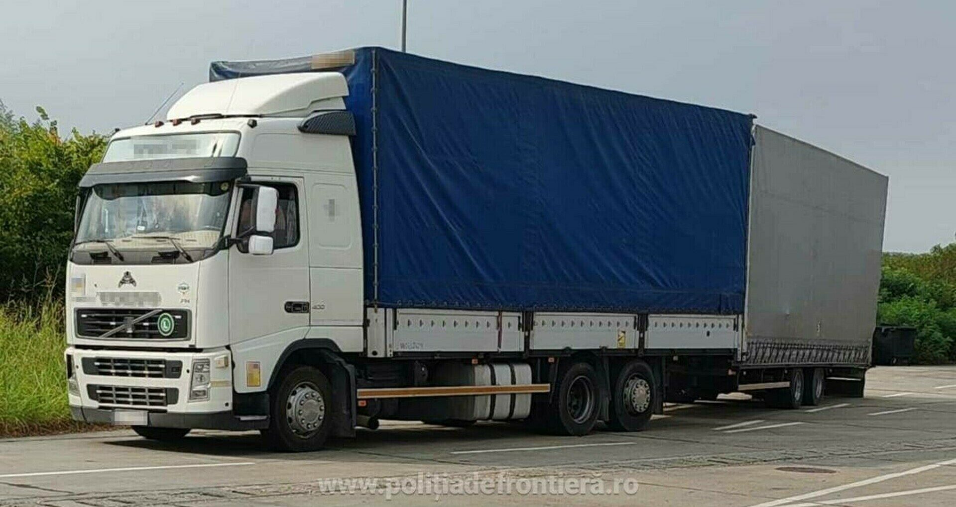 Șofer străin de TIR înscenând o tâlhărie în Vâlcea