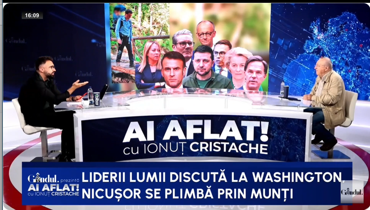 Ion Cristoiu: „Occidentalii nu oferă un plan. Nu puteam să propunem și noi un plan?”