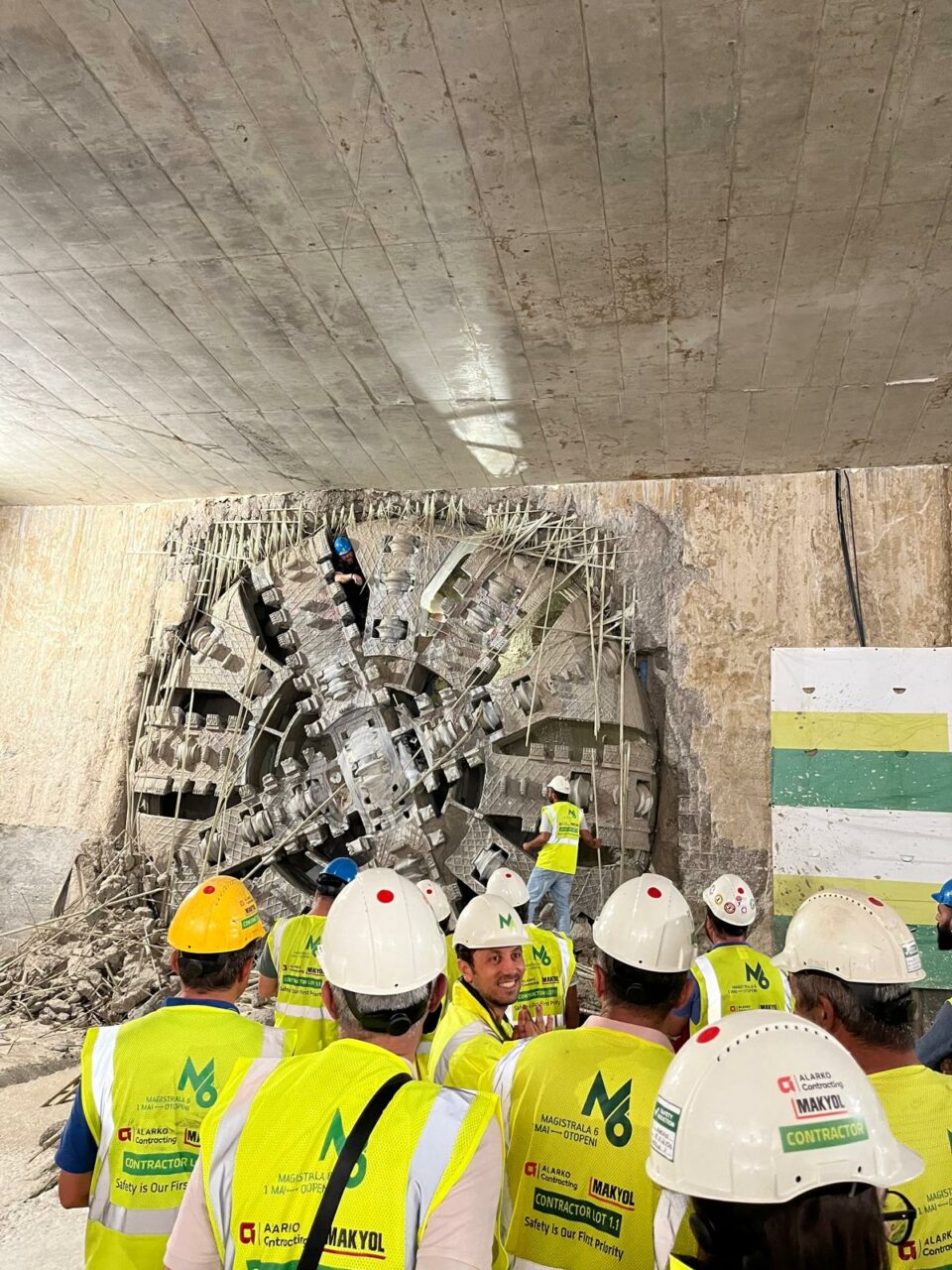 Etapă-cheie în construcția METROULUI spre Otopeni: Primul segment de tunel între viitoarele stații Tokyo și Aeroport Băneasa, realizat