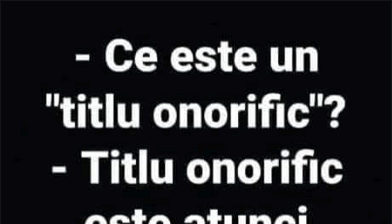 BANCUL ZILEI | Ce înseamnă titlul onorific, de fapt