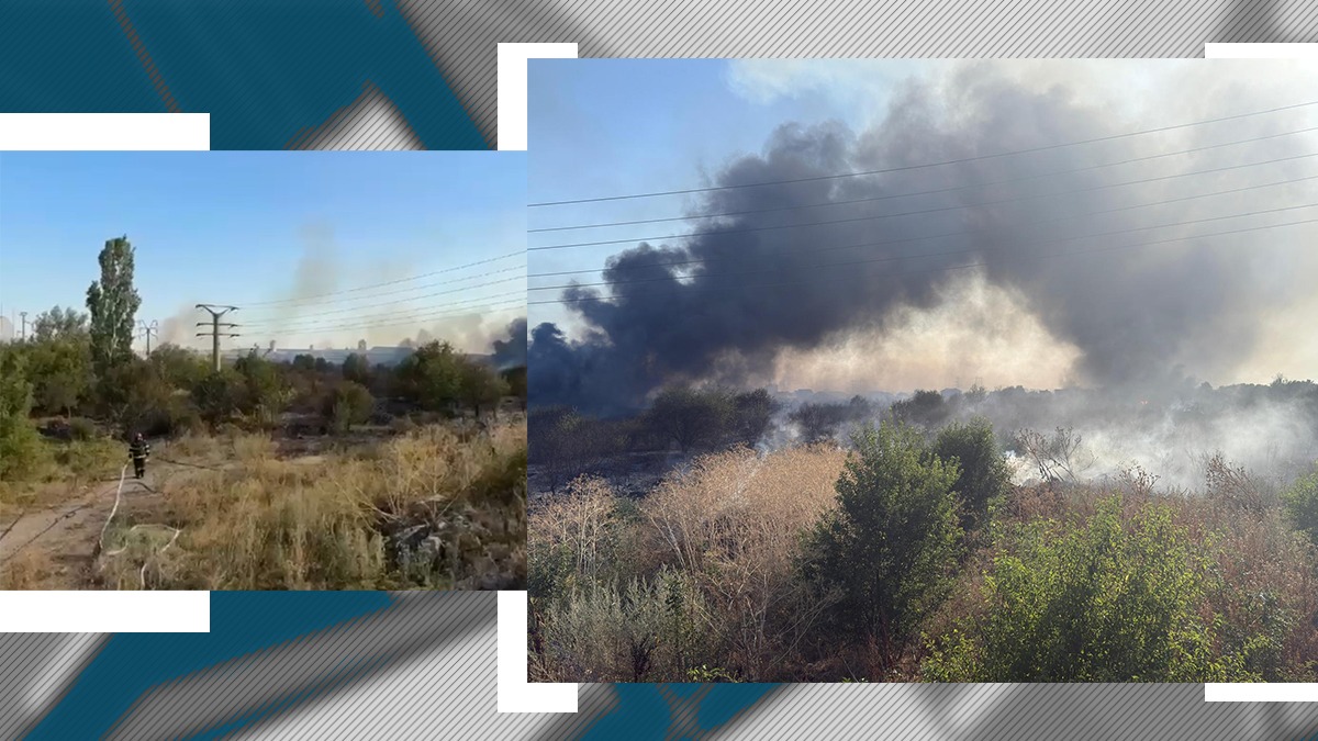 Incendiu puternic în localitatea Clinceni. A fost emis un mesaj RO-Alert