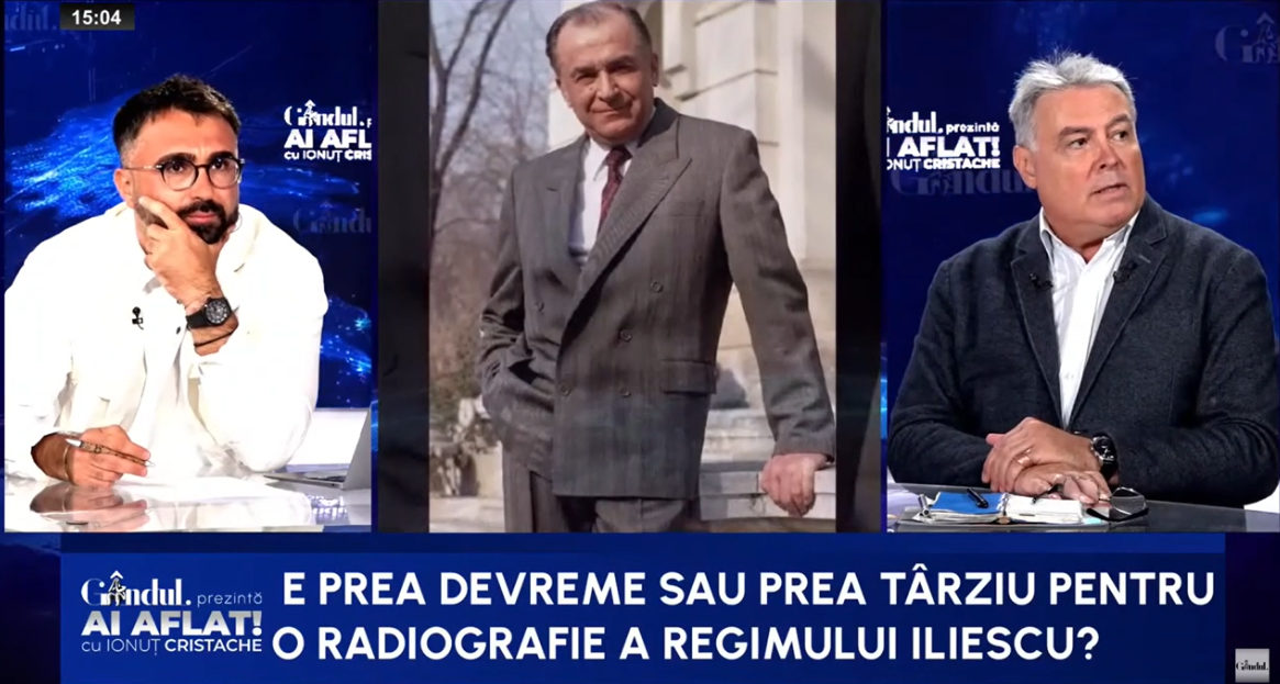 Adrian Cioroianu: Depinde cu cine îl compari pe Iliescu să vezi dacă a fost bun sau rău