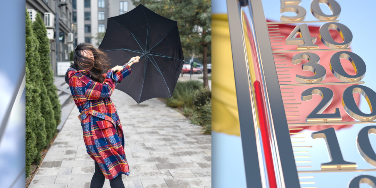 Alertă ANM: cod galben de vânt puternic în 15 județe din țară. Cum va fi vremea în București