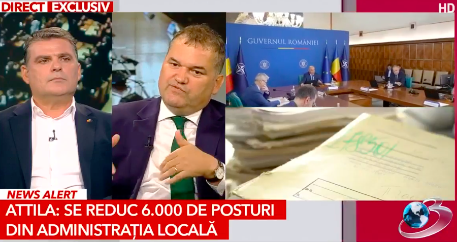 Cseke Attila CONFIRMĂ că se vor desființa 40.000 de posturi în administrație, prevăzute în pachetul 2