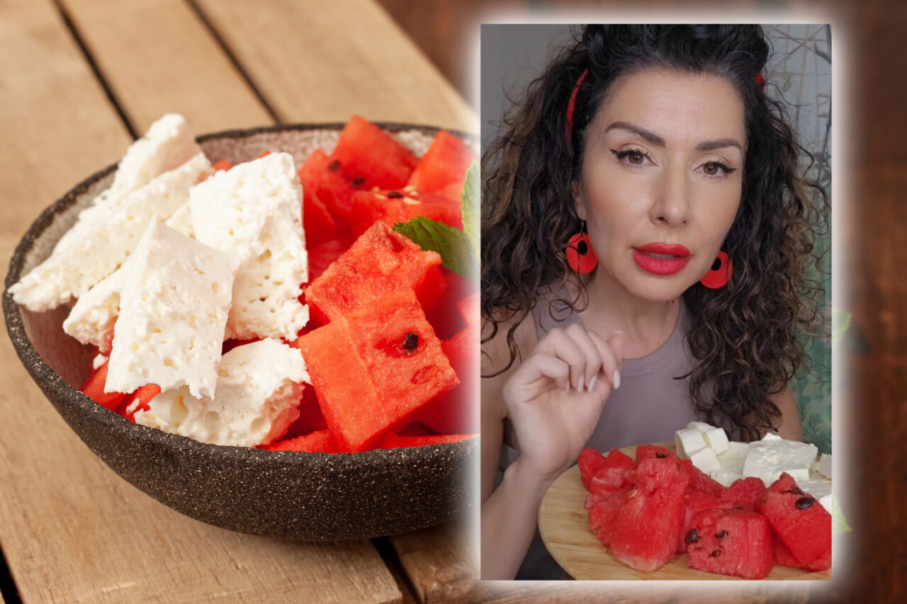 Ce se întâmplă în organism dacă mănânci pepene roșu cu brânză, potrivit lui Carmen Brumă. Cât de sănătoasă este combinația alimentară