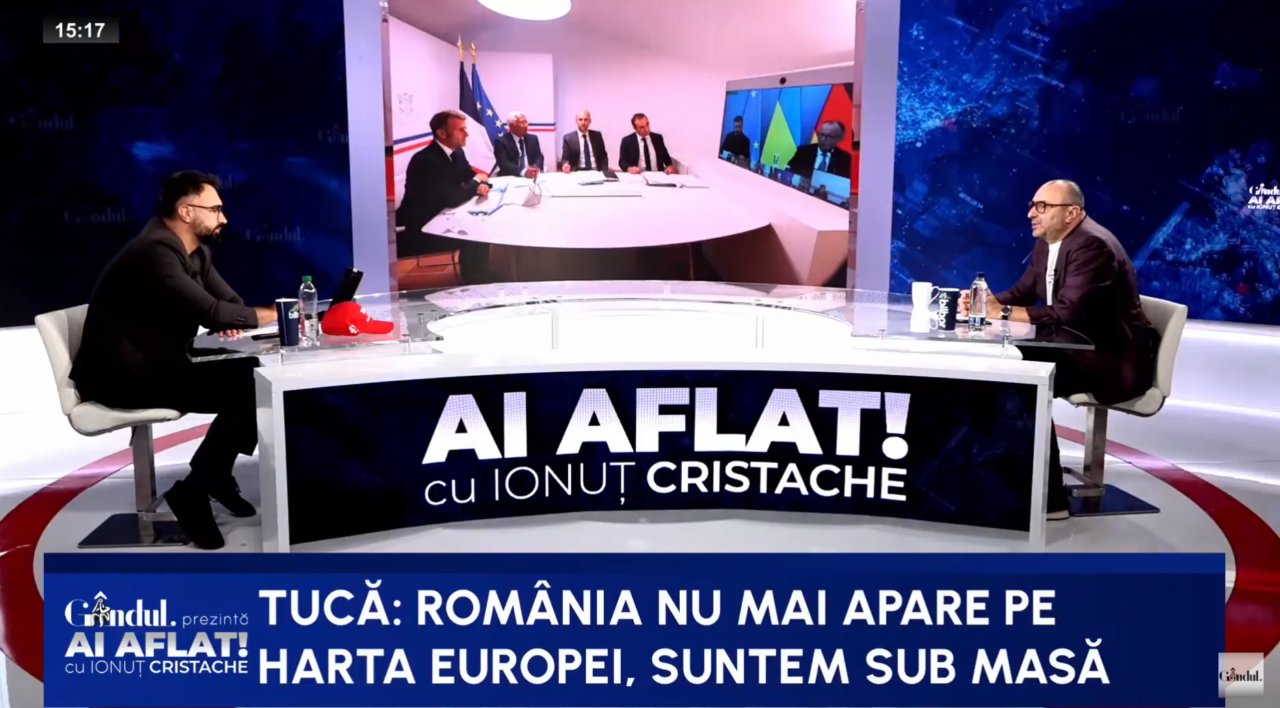Marius Tucă: „România nu mai există pe HARTĂ, e o gaură neagră”