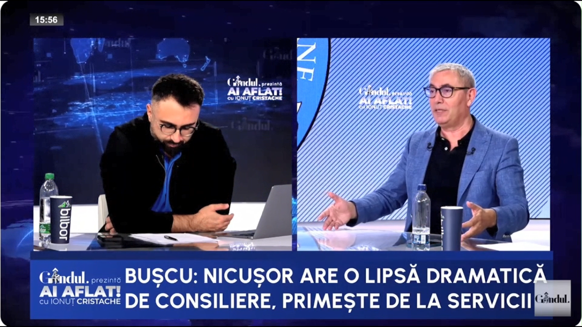 Cum a șocat Nicusor partidele cu numele pentru SRI si SIE? Doru Bușcu: „Partidele aveau niște băieți cu care aveau stabilite relațiile de dinainte”