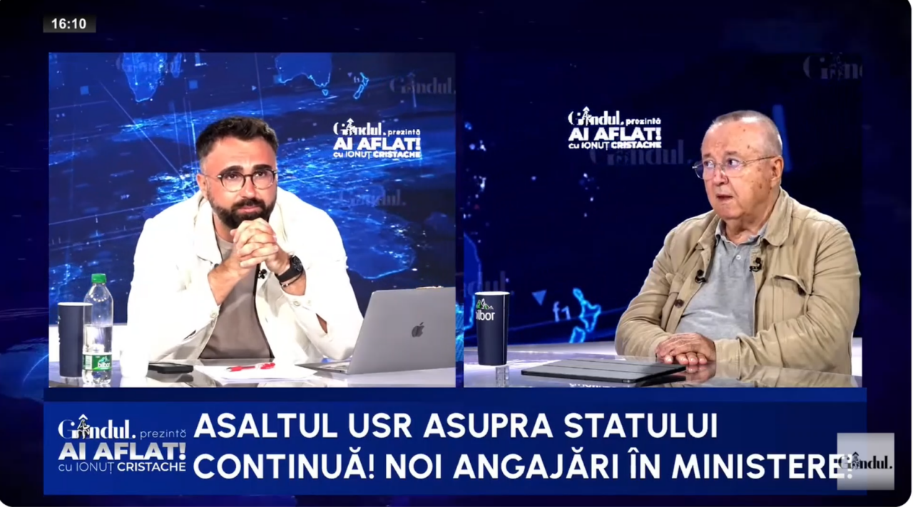 Ion Cristoiu: „Doamna Țoiu organizează CONCURS de 290 de posturi, în timp ce alte ministere reduc”