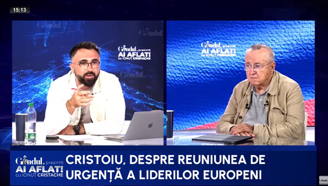 Ion Cristoiu: „Noi suntem o țară mică, oricând putem să fim pradă. Ne apără doar dreptul internațional”