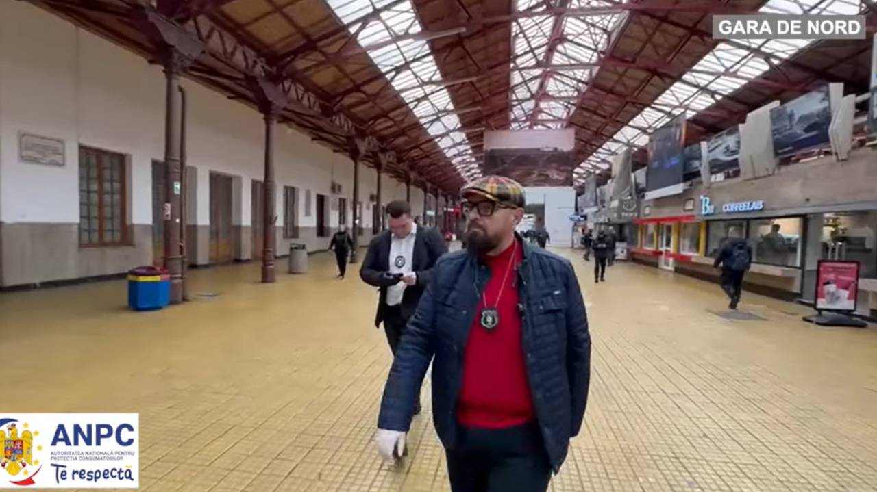 Piedone cere ministrului Transporturilor să-i demită pe administratorii Gării de Nord. Șobolanii „zburdă”, în familie, pe peron și sub șine