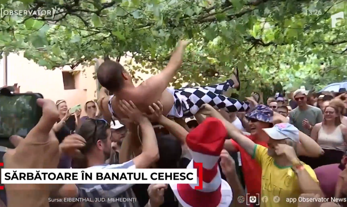 Sărbătoare în Banatul cehesc. Peste o mie de cehi au ajuns în satul Eibenthal, pentru a participa la Festivalul Banatului