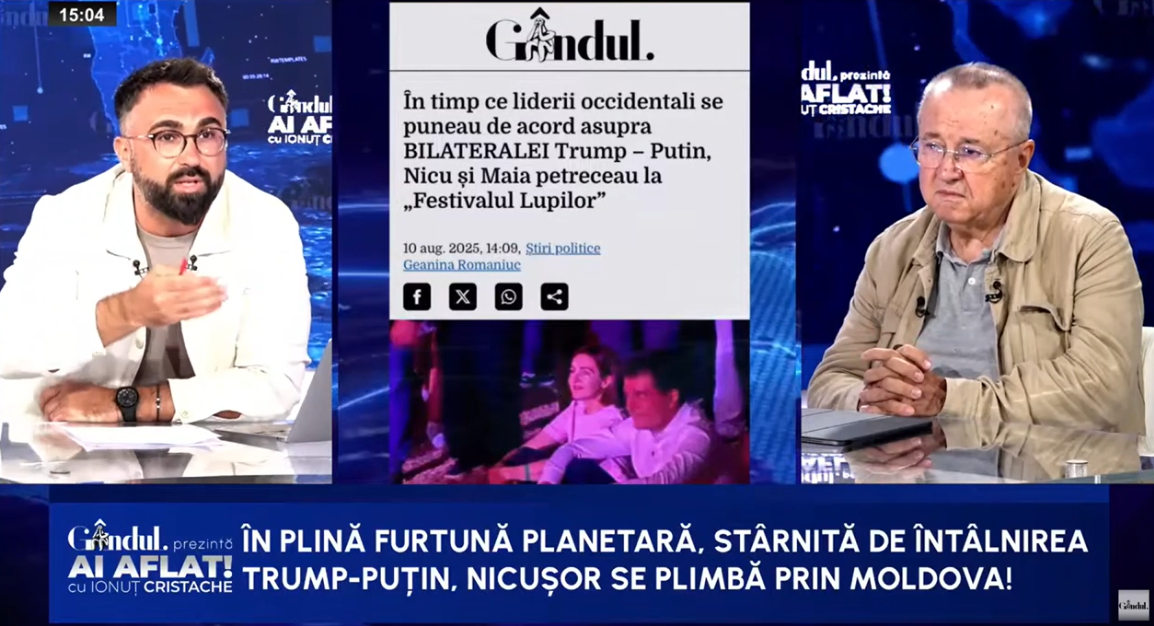 Ion Cristoiu comentează întâlnirea istorică dintre Trump și Putin de pe 15 august: E un summit cu o agendă bogată, nu e vorba doar despre Ucraina