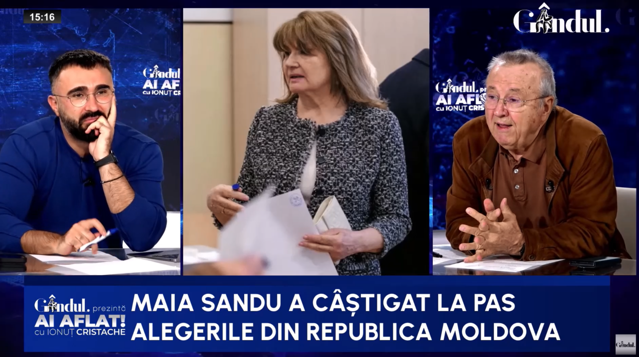Ion Cristoiu a ironizat prezența Mariei Băsescu la vot în Republica Moldova: „A SALVAT democrația”