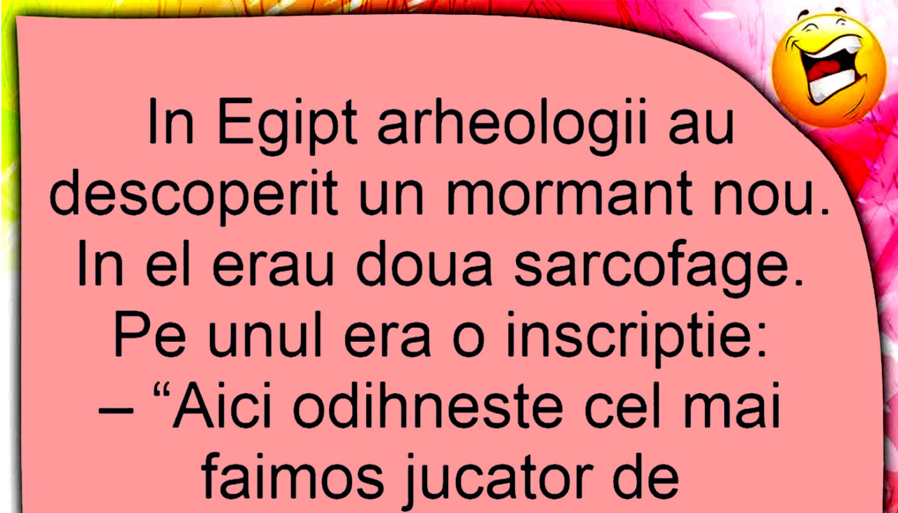 Bancul de sâmbătă | Descoperirea din Egipt