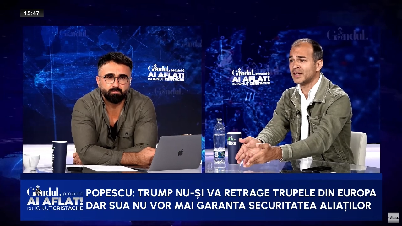 Ștefan Popescu: „Mă îngrijorează TĂCEREA Statelor Unite în privința României”