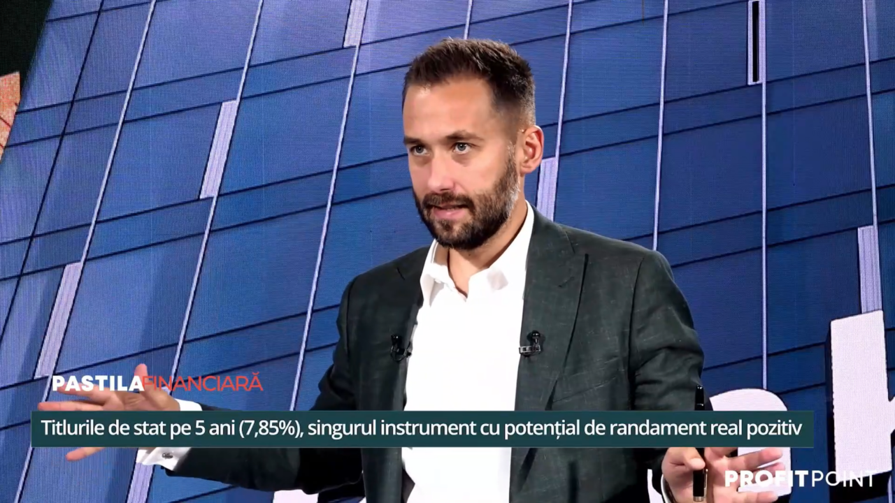 Alexandru Chirilă a explicat conceptul de randament fără risc: „Una dintre cele mai BUNE alternative pe care cetățeanul român le are astăzi”