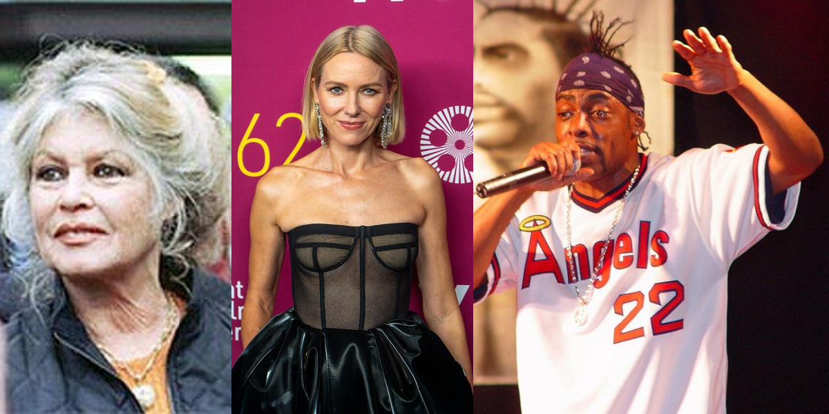 28 SEPTEMBRIE, calendarul zilei: Brigitte Bardot împlinește 91 de ani, Naomi Watts 57/ Moare Coolio