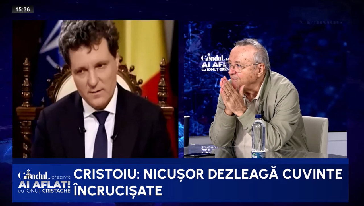 Ion Cristoiu: „Nicușor dezleagă cuvinte ÎNCRUCIȘATE. La Primărie lua toate documentele și se încui­a în birou, angajații îl strigau prin gaura cheii”