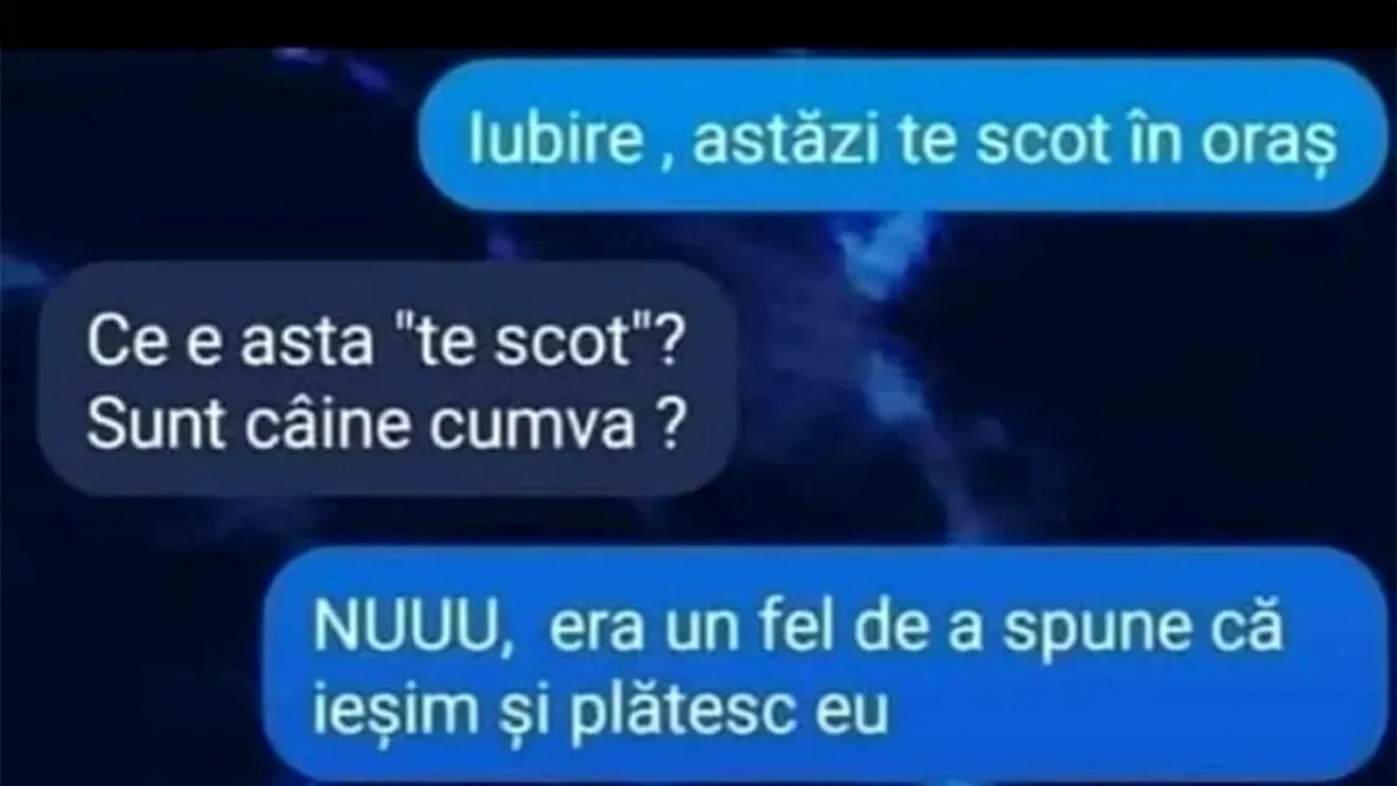 Bancul de duminică | „Iubire, astăzi te scot în oraș”