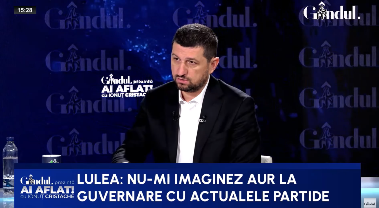 Motivul pentru care Lulea nu-și poate imagina o GUVERNARE din care să facă parte și AUR: „Partidele politice nu doresc să facă reforma administrativă”