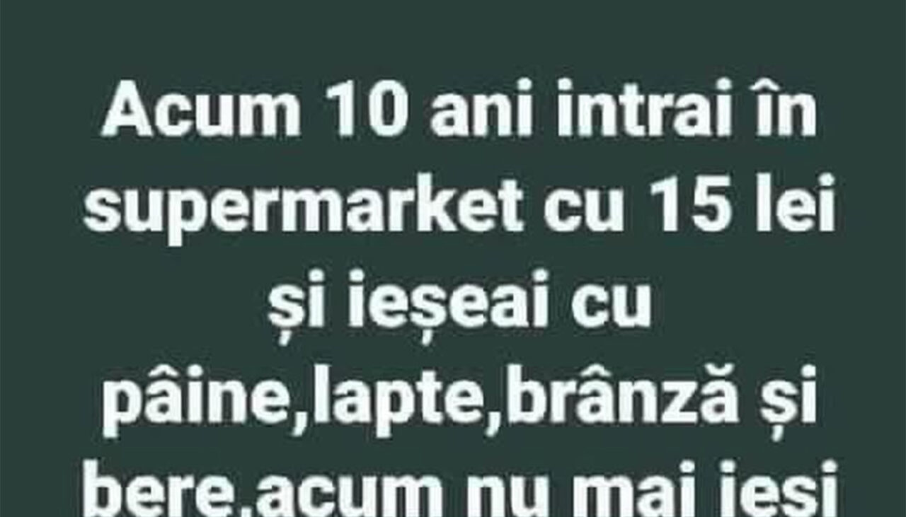 BANCUL ZILEI | La supermarket