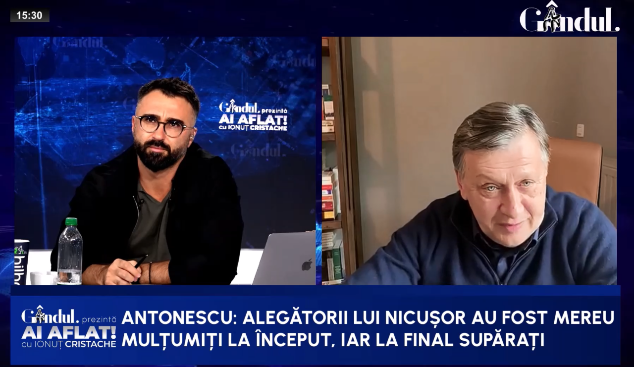 Crin Antonescu a contrazis declarațiile Elenei Udrea: „CĂTUȘIADA a început mult mai devreme, nu în 2015, cum a zis Udrea”
