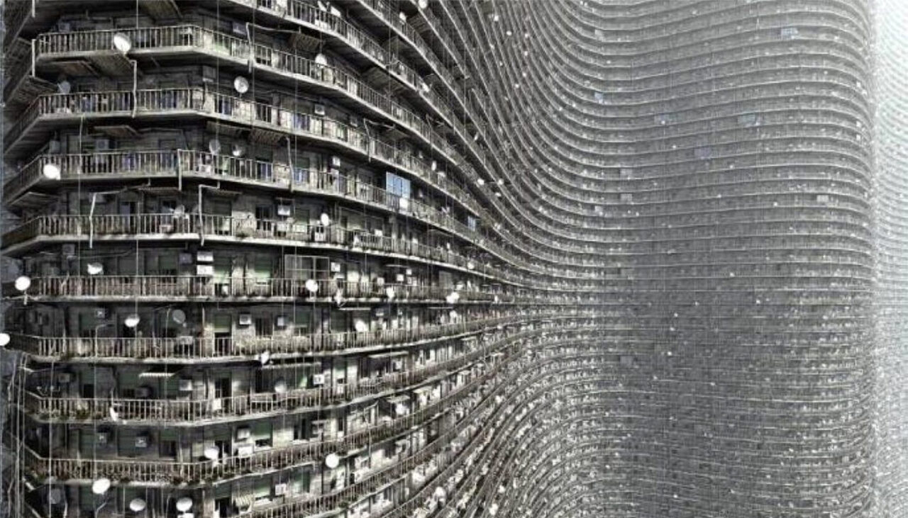 Blocul în care locuiesc 30.000 de oameni. Clădirea se numește Regent International și a fost construită, inițial, ca un hotel de lux