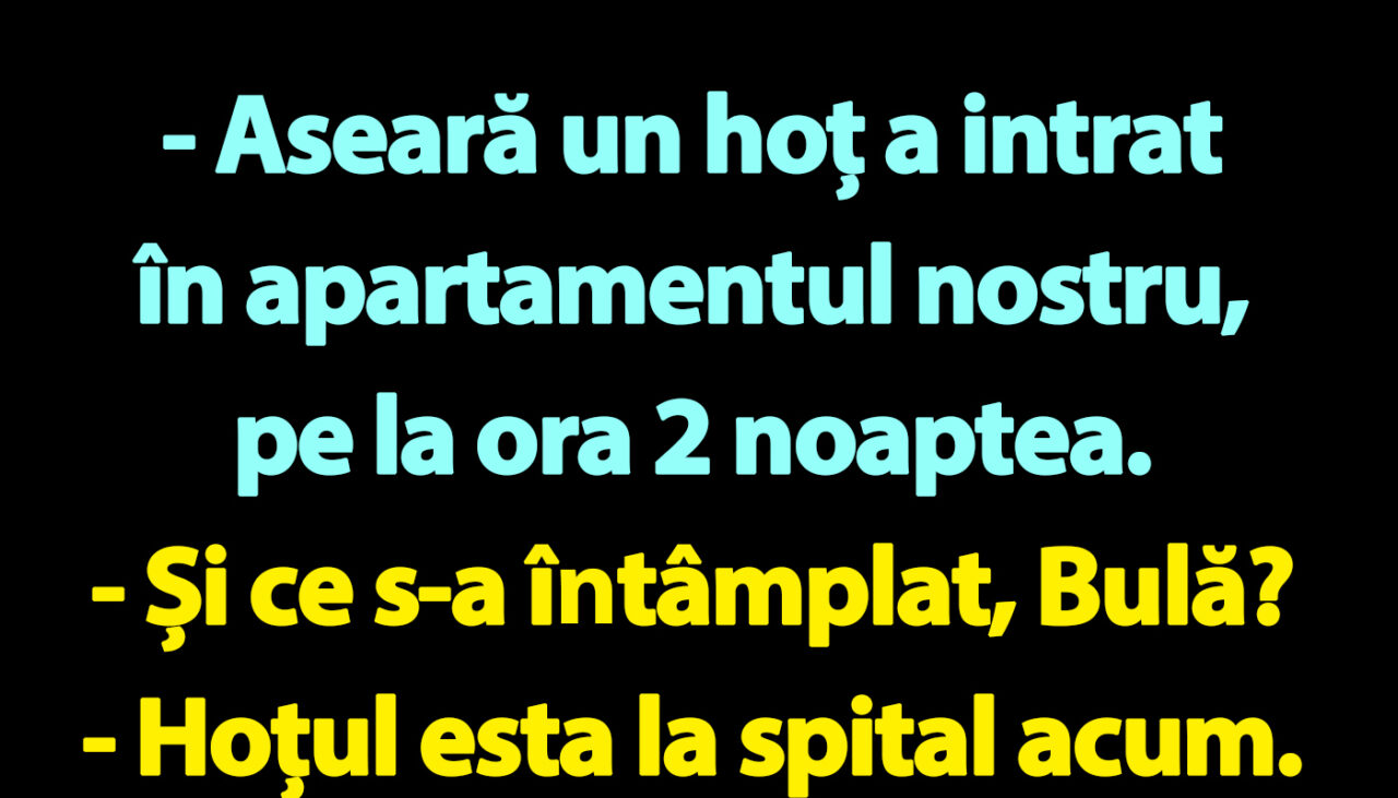 BANC | Bulă, Bubulina și hoțul nocturn