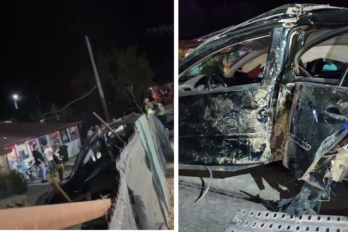 ACCIDENT grav la Piatra Olt. 9 răniți după ce un șofer de 19 ani a intrat cu mașina în terasa unui restaurant