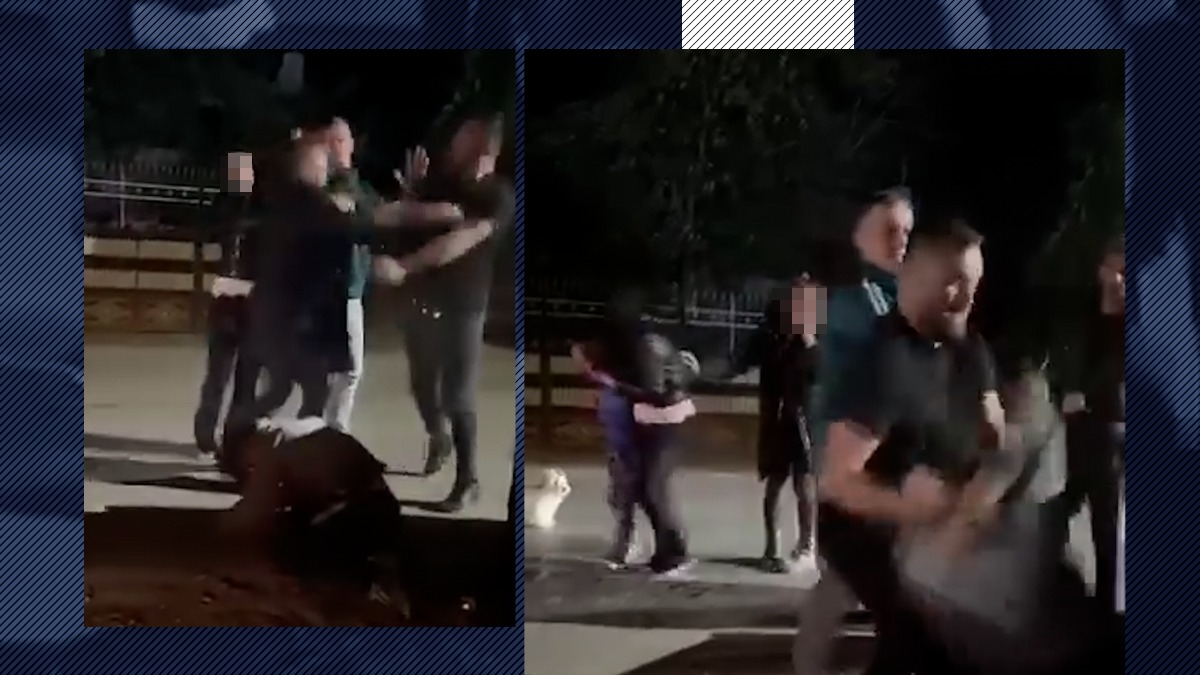 Imagini care vă pot afecta! Un bărbat și o femeie au fost snopiți în bătaie de un BOMBARDIER în Titu, Dâmbovița