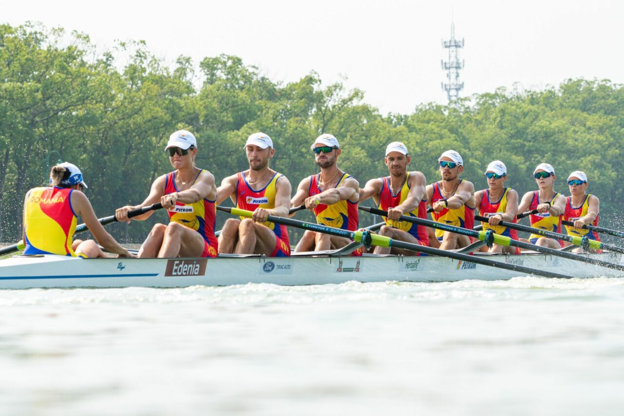 România a cucerit AURUL în proba de 8+1 mixt la Campionatele Mondiale de canotaj de la Shanghai