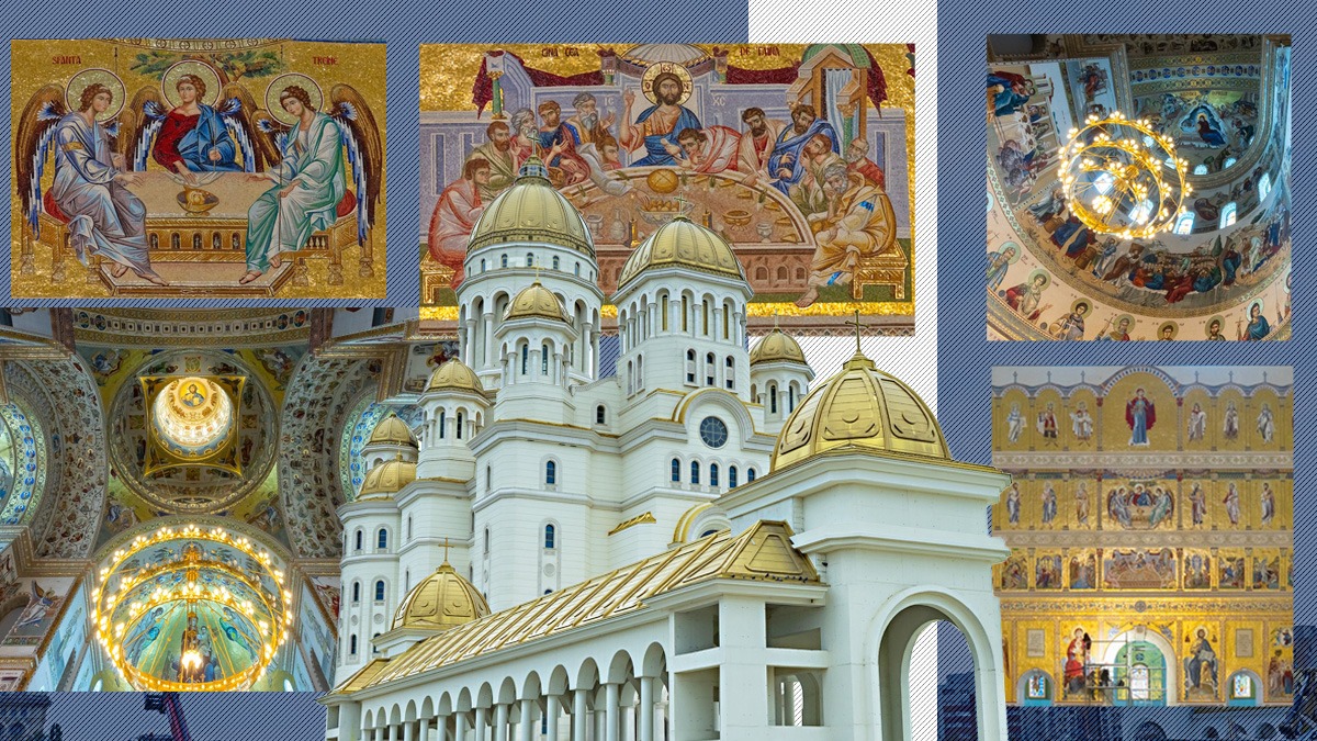 Noi imagini cu interiorul spectaculos al Catedralei Mântuirii Neamului. Pregătirile pentru sfințire, în linie dreaptă. Când îi vor putea trece pragul enoriașii