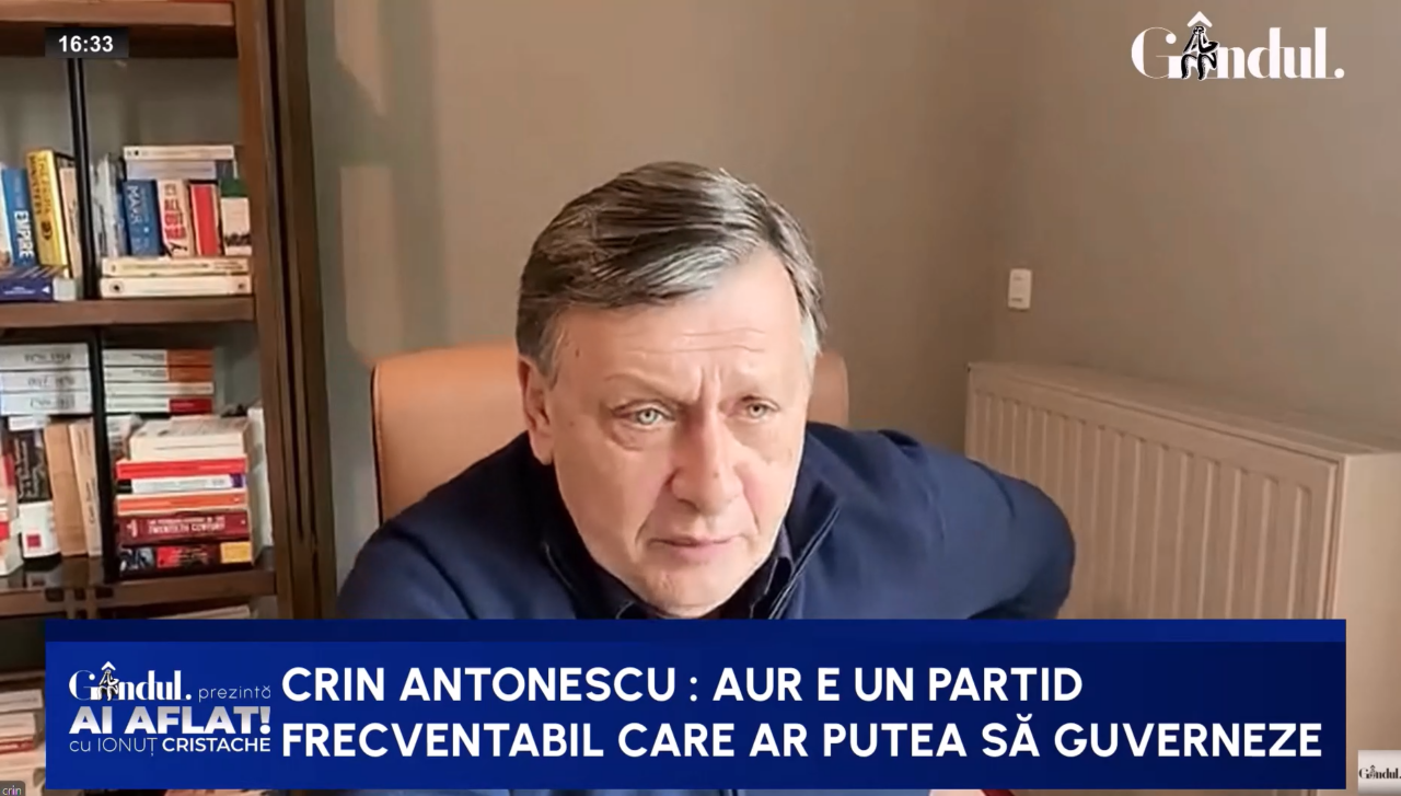 Antonescu: „Dacă cineva vrea să țină cu Putin e DREPTUL lui, vorbim de libertate. Dacă e plătit de Rusia, nu e în regulă. Eu nu sunt putinist”