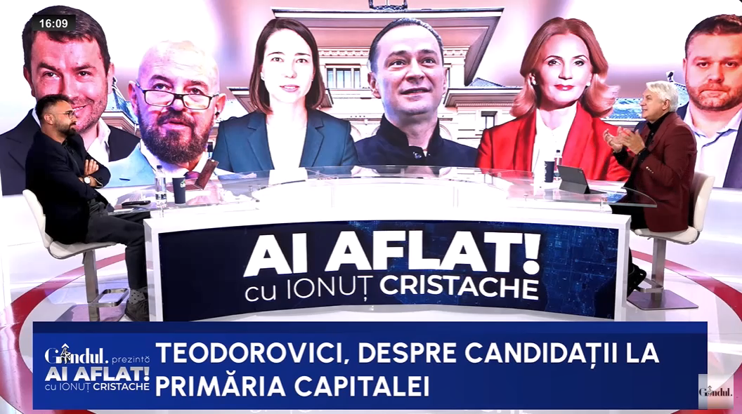 Teodorovici, despre candidații la Primăria Capitalei: „Nu au ei la un loc câtă administrație am eu în spate”