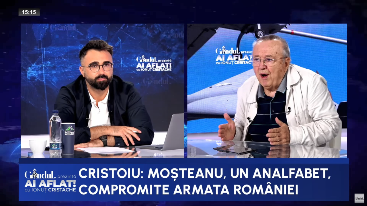 Ion Cristoiu susține că, în cazul dronei, președintele trebuia să intervină. „Nicușor Dan trebuia să le spună lui Țoiu si Moșteanu să stea CUMINȚI.”