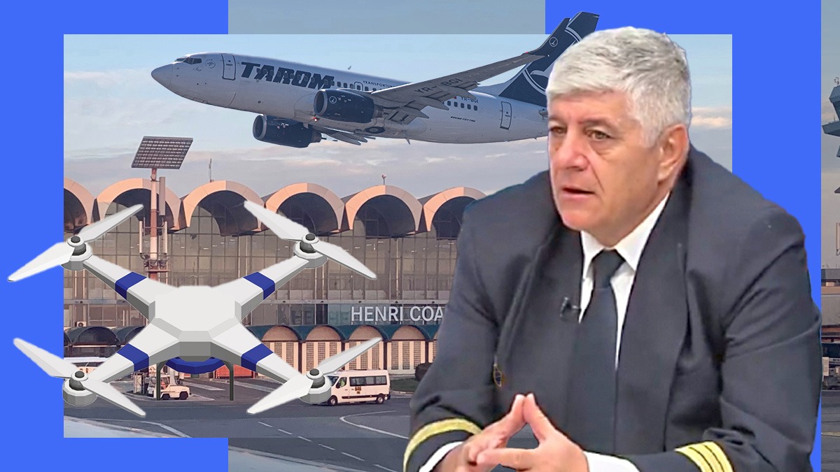 EXCLUSIV. Ce li s-a comunicat piloților în timpul incidentului cu drona de la Otopeni. Mărturia unui comandant Tarom: Sunt ca niște bombe cu ceas pentru avioane. Fenomenul dronelor, scăpat de sub control