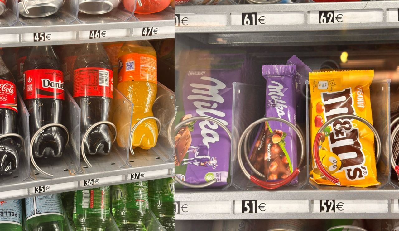 Prețuri de INFARCT la o stație de metrou dintr-o capitală europeană: La un automat, o Cola costă 36 de EURO, iar o ciocolată mică este 90 de EURO