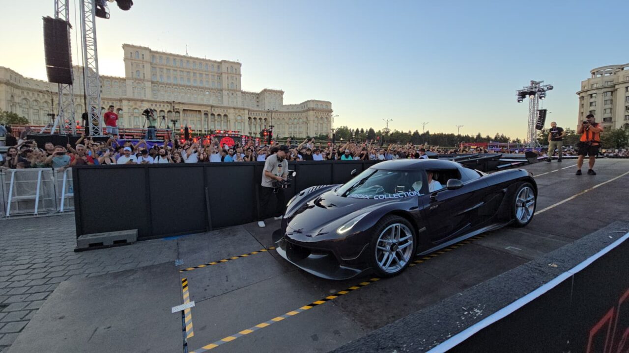 Foto-video. Premieră auto la București. A fost lansat un model de hypercar Koenigsegg, ultra-rar, cu o valoare de peste 4 milioane de dolari