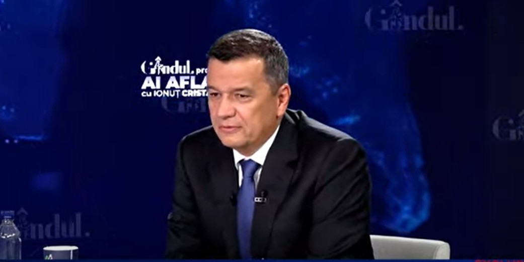 Sorin Grindeanu: Greu cu USR /Ce înseamnă reforma lui Bolojan/ PSD nu e adeptul “Pe repede înainte, cu toporul”/N-am plecat pe fenta cu rușii