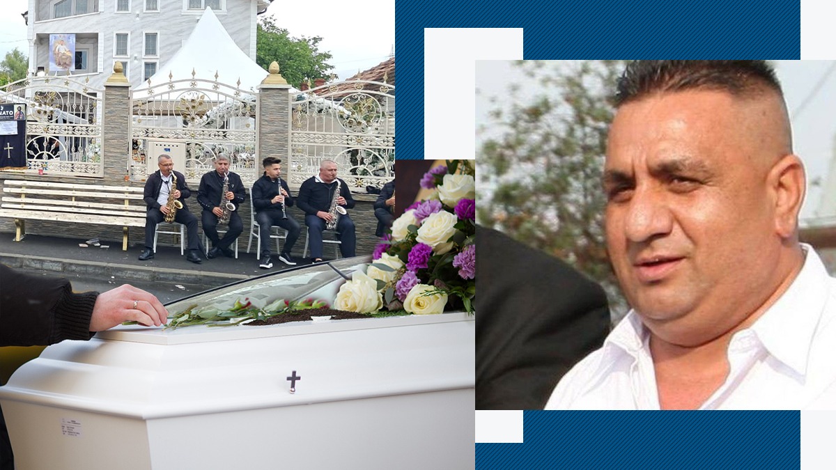 Bercea Mondialu a descins la înmormântarea lui Auraș al lui Banu. Interlopul, condus pe ultimul drum cu lăutari și alai