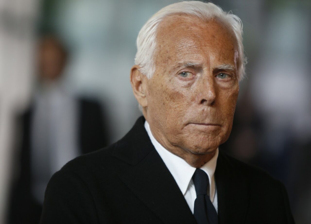 Giorgio Armani a fost omagiat de zeci de celebrități. Printre acestea s-au aflat Donatella Versace, Ralph Lauren, Julia Roberts și Leonardo DiCaprio