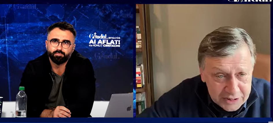 Crin Antonescu demontează mitul Rusiei: „E propagandă / Era normal să fie o discuție în Parlament pentru ajutorul dat Ucrainei”