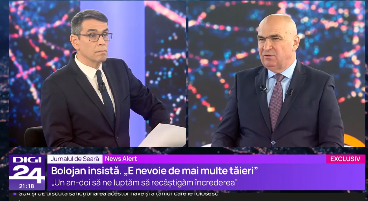 Ilie Bolojan: Nu avem în vedere alte majorări de taxe anul viitor, problema noastră este să ne reducem cheltuielile