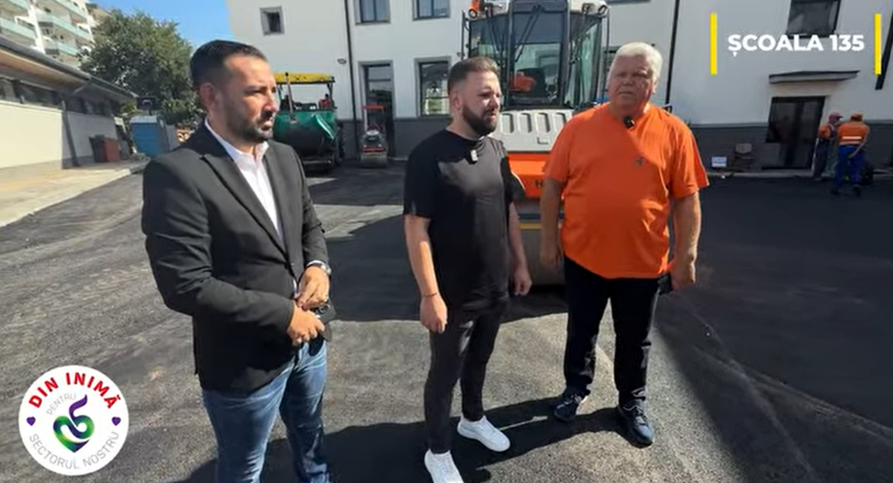 INFRASTRUCTURĂ 5: Modernizarea curții Școlii Nr. 135 din Sectorul 5, finalizată (P)