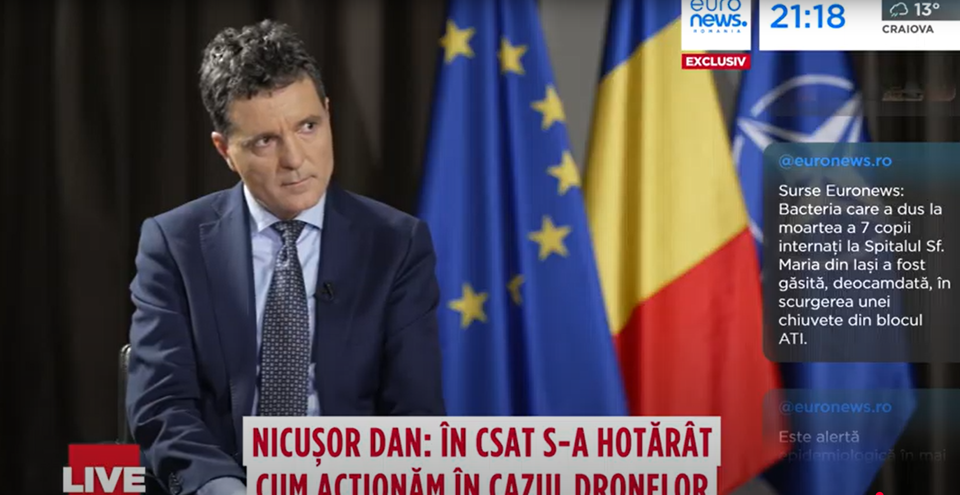 România va doborî dronele care-i încalcă spațiul aerian