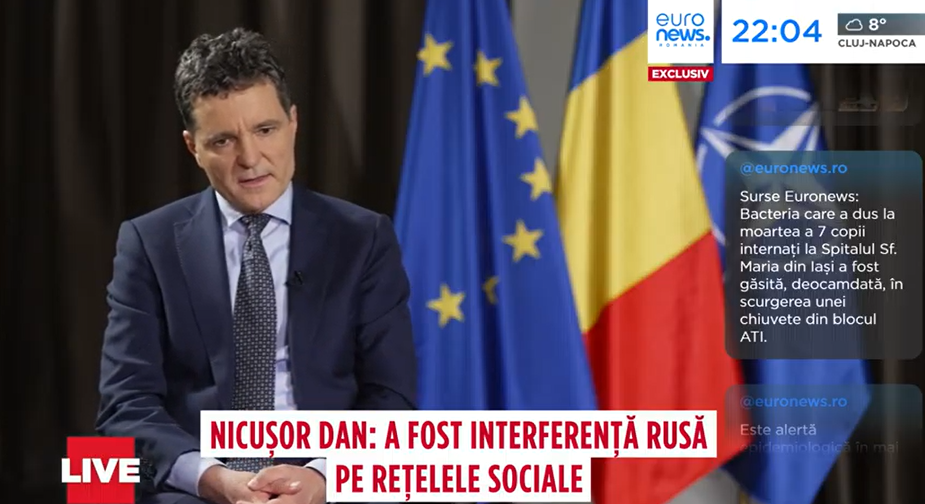 Nicușor Dan despre influențe externe în campania lui Georgescu