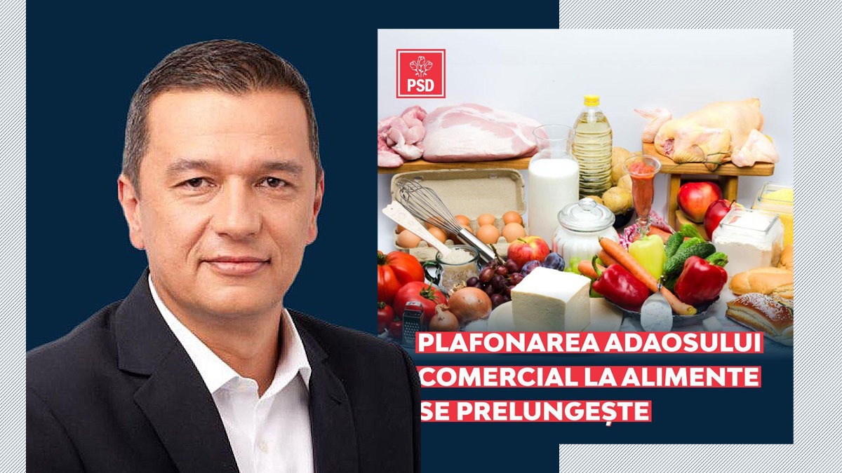 Sorin Grindeanu: „Românii vor avea, în continuare, acces la 17 alimente de bază la prețuri mai mici!”