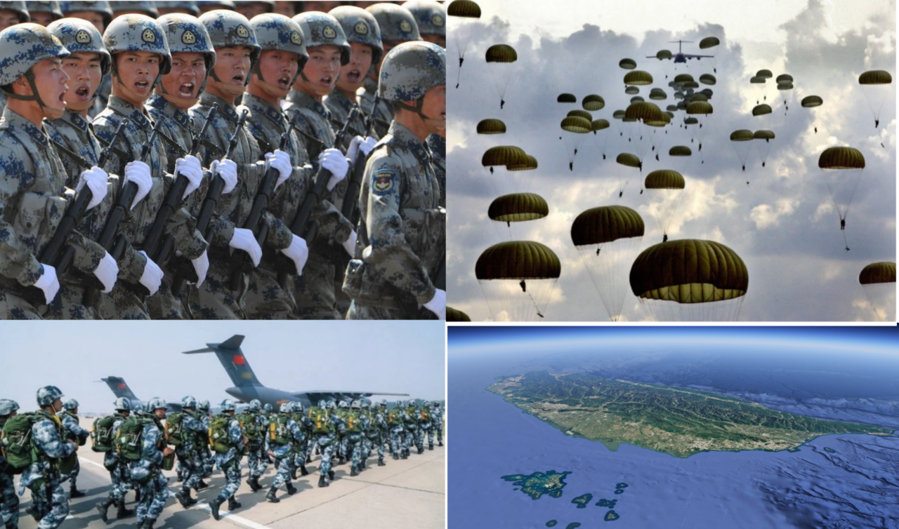 Rusia ajută China să se pregătească pentru Al Treilea Război Mondial, antrenând și echipând un BATALION aeropurtat chinez pentru invazia Taiwanului