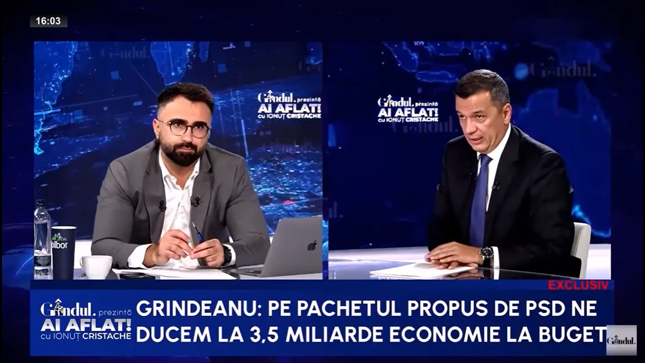 Sorin Grindeanu: „Nu susțin CREȘTEREA TVA-ului la 23%. Nu s-a discutat în Coaliție”